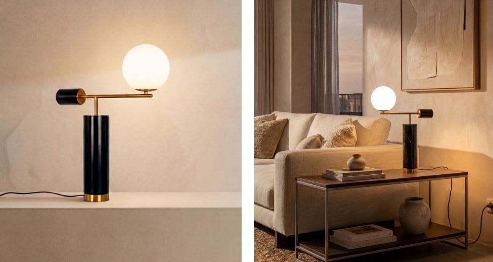 lampe moderne de table