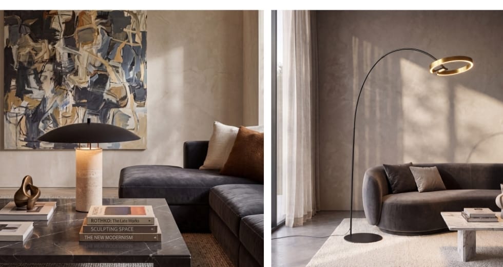 lampes modernes pour éclairer le salon
