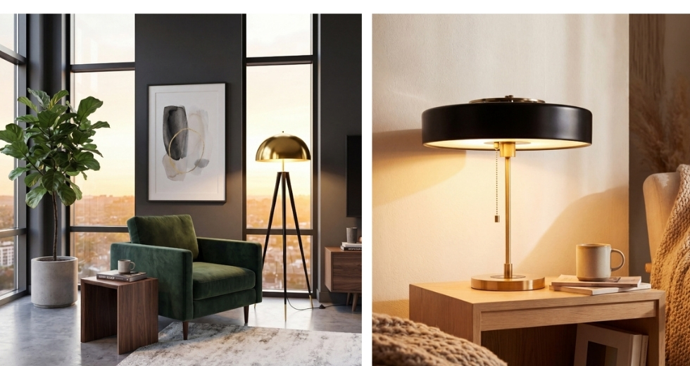 modern black and gold lamps for interiors modern black and gold lamps for interiors