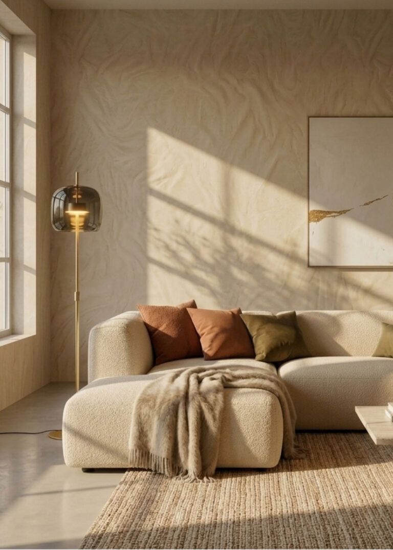 Floor lamp with black smoked glass and polished gold steel